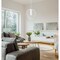 Z-Lite Savanti Pendant, 1-Light, 22 In.W x 25.5 In.H, Textured White/White Opal 7507-22TW - alternate 3